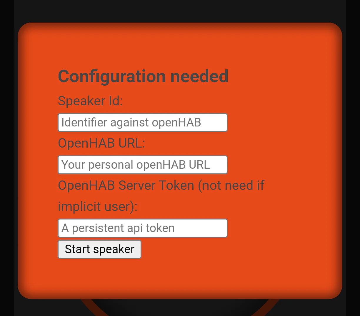 7. Configure HABSpeaker APP
